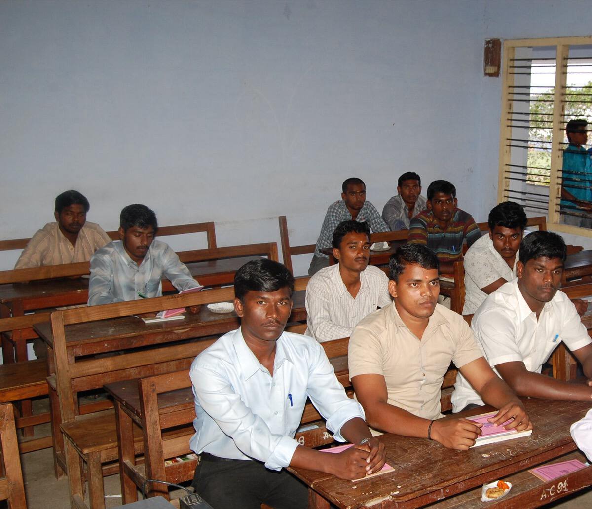 Students seated in an Indian college classroom, part of our growing learner community